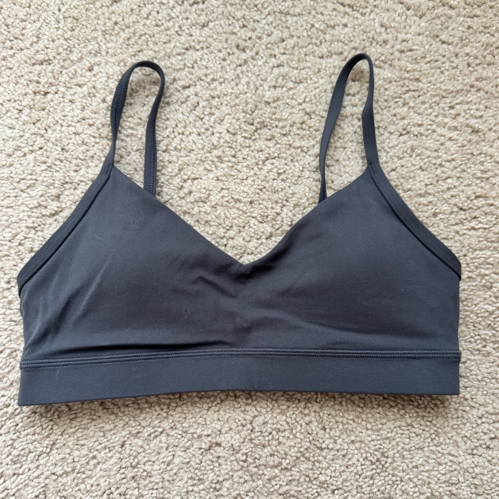 CRZ YOGA mysterious grey sports bra